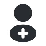 Profile Add SVG Icon